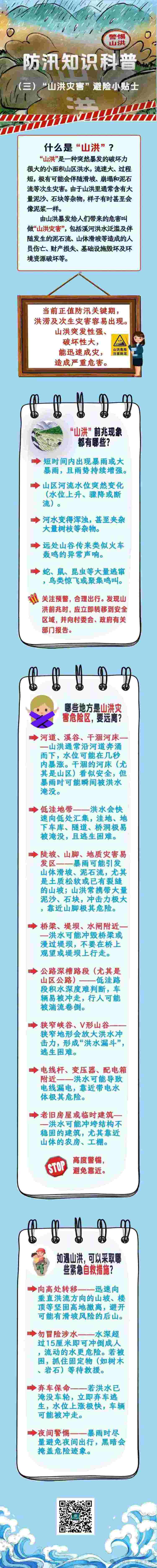 防汛知识科普“山洪灾害”避险小贴士